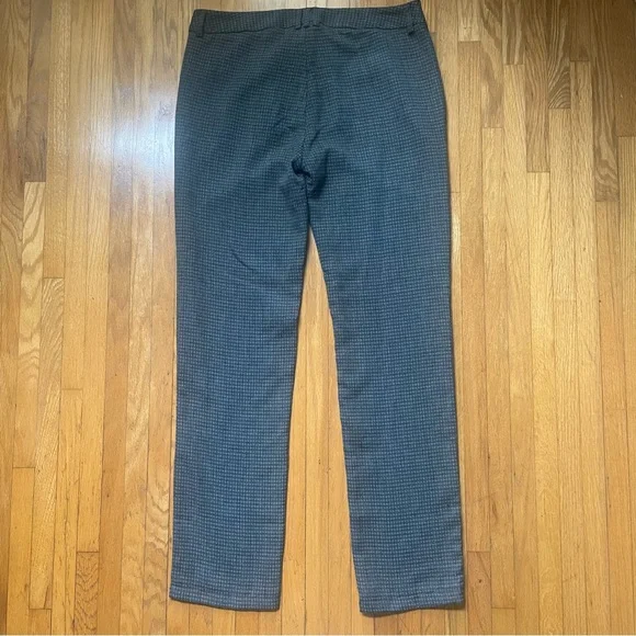Anine Bing Tuxedo Houndstooth Gray Pants Work
